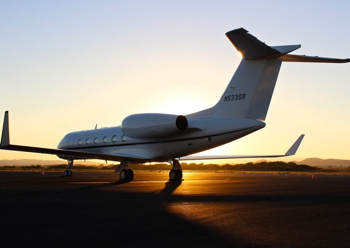 architectural photography of white aircraft